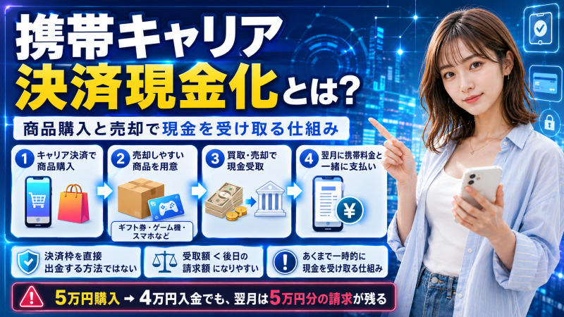 キャリア決済現金化とは