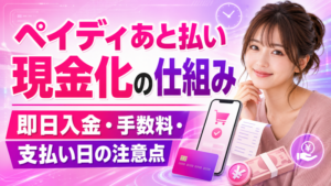 ペイディあと払い現金化の仕組み―即日入金・手数料・支払い日の注意点