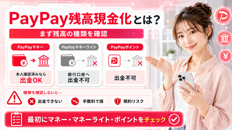 PayPay残高現金化とは