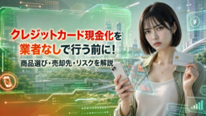 クレジットカード現金化を業者なしで行う前に！商品選び・売却先・リスクを解説
